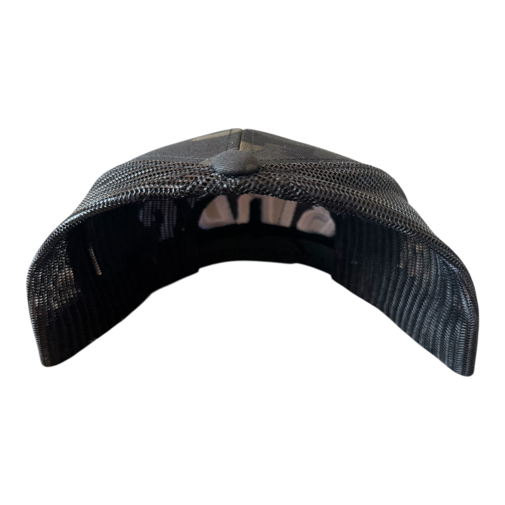 PHILADELPHIA BIRDS MULTI CAMO BLACK MESH TRUCKER CAP