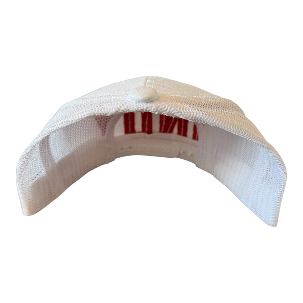 HOOSIERS "INDY" WHITE MESH TRUCKER CAP