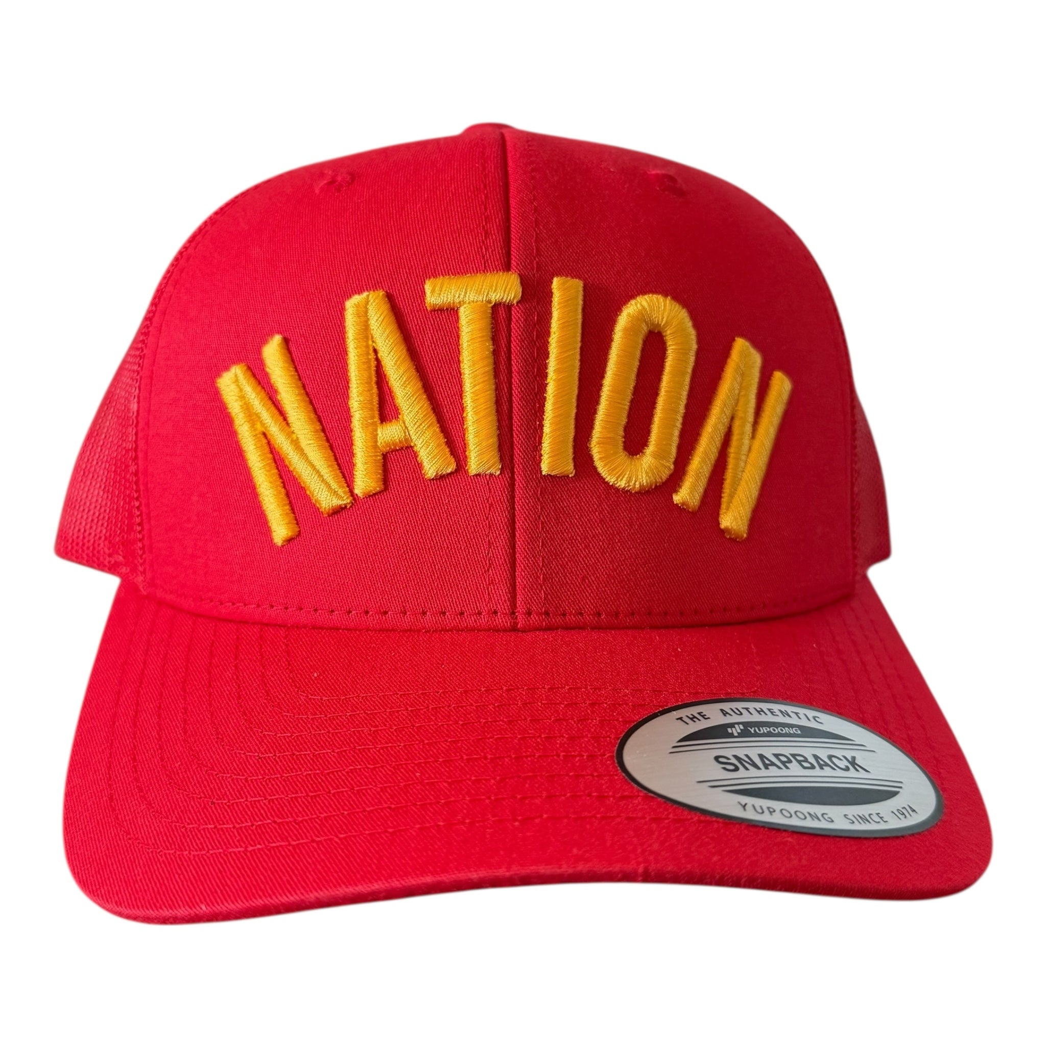 CHIEFS NATION RED MESH TRUCKER CAP