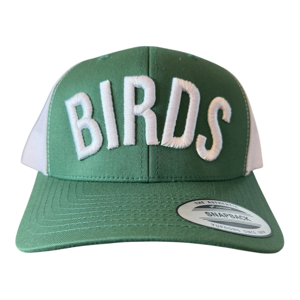 PHILADELPHIA BIRDS GREEN WHITE MESH TRUCKER CAP