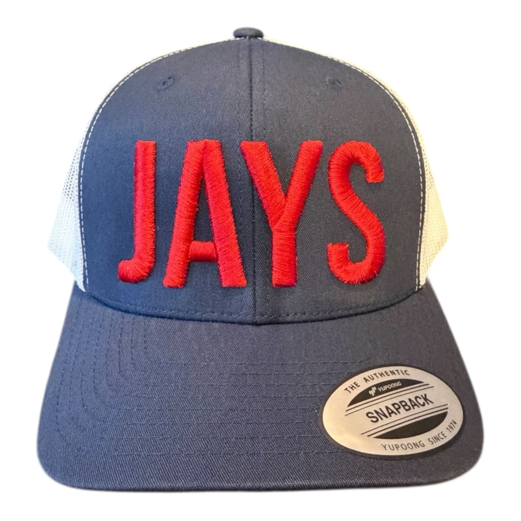 JAYS NAVY WHITE MESH TRUCKER CAP