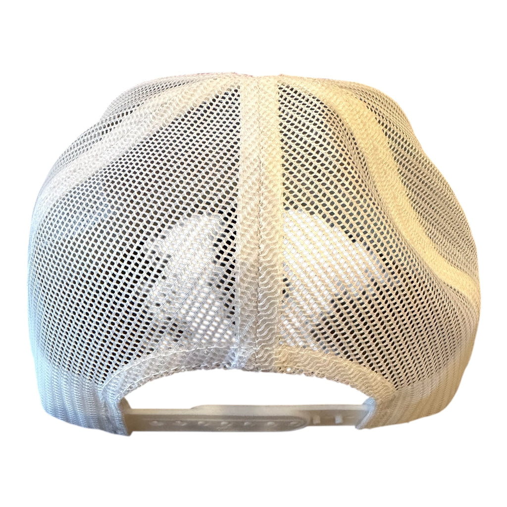 HOOSIERS "INDY" RED WHITE MESH TRUCKER CAP