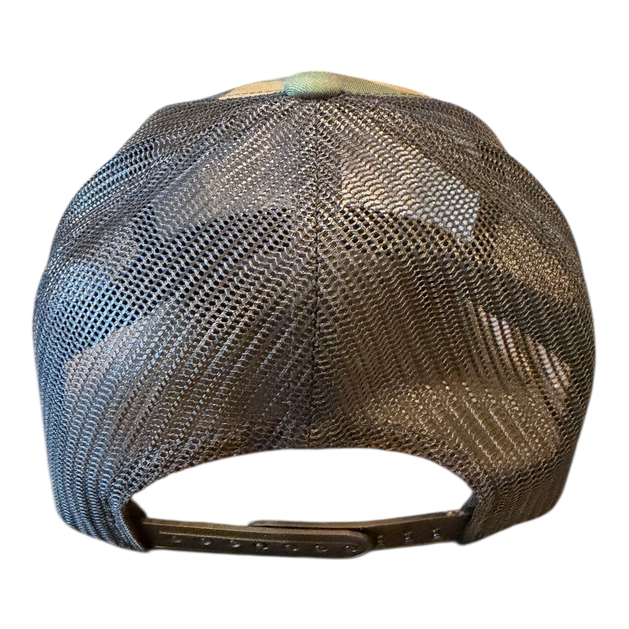 COLTS "INDY" GREEN CAMO MESH TRUCKER CAP