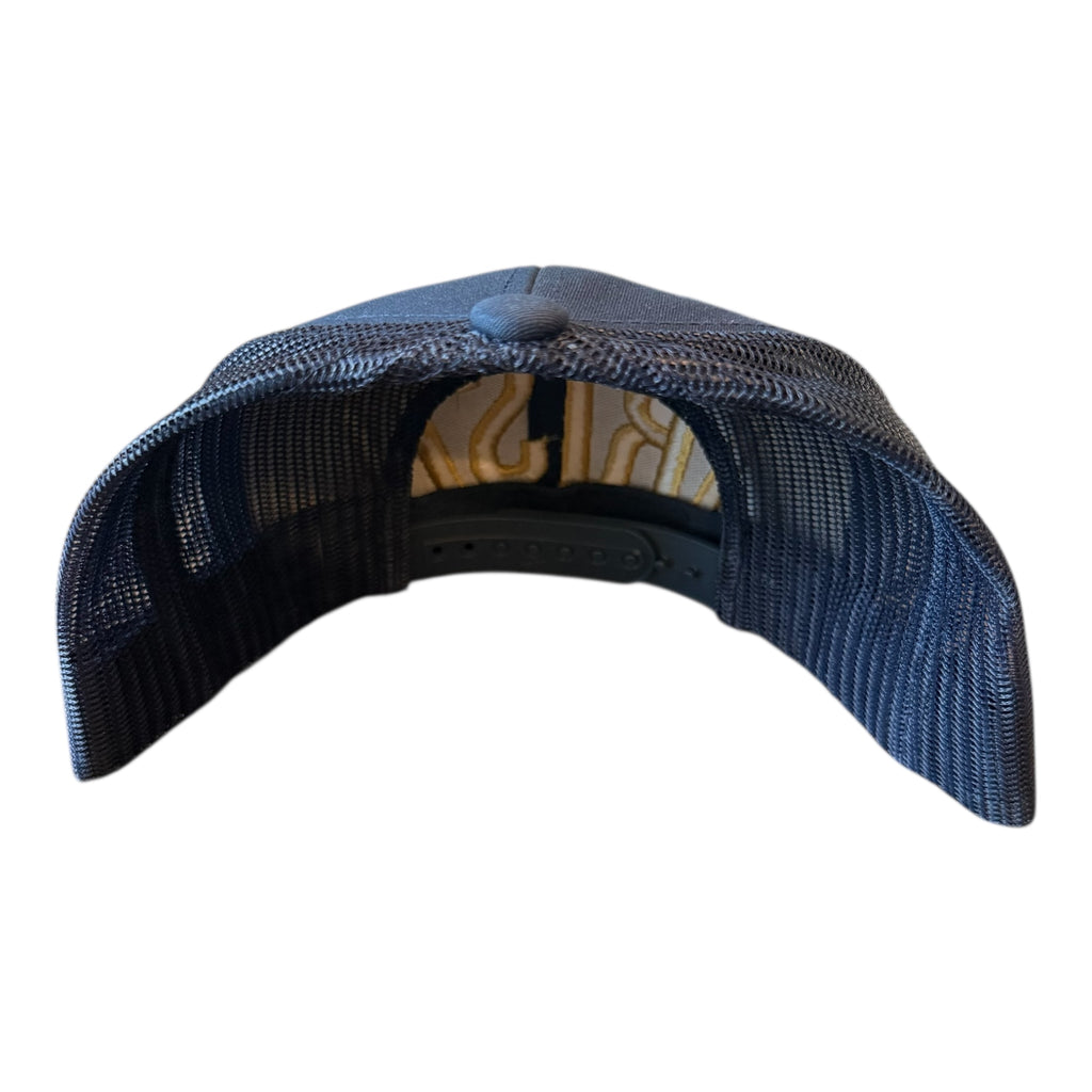 NOTRE DAME "IRISH" NAVY MESH TRUCKER CAP
