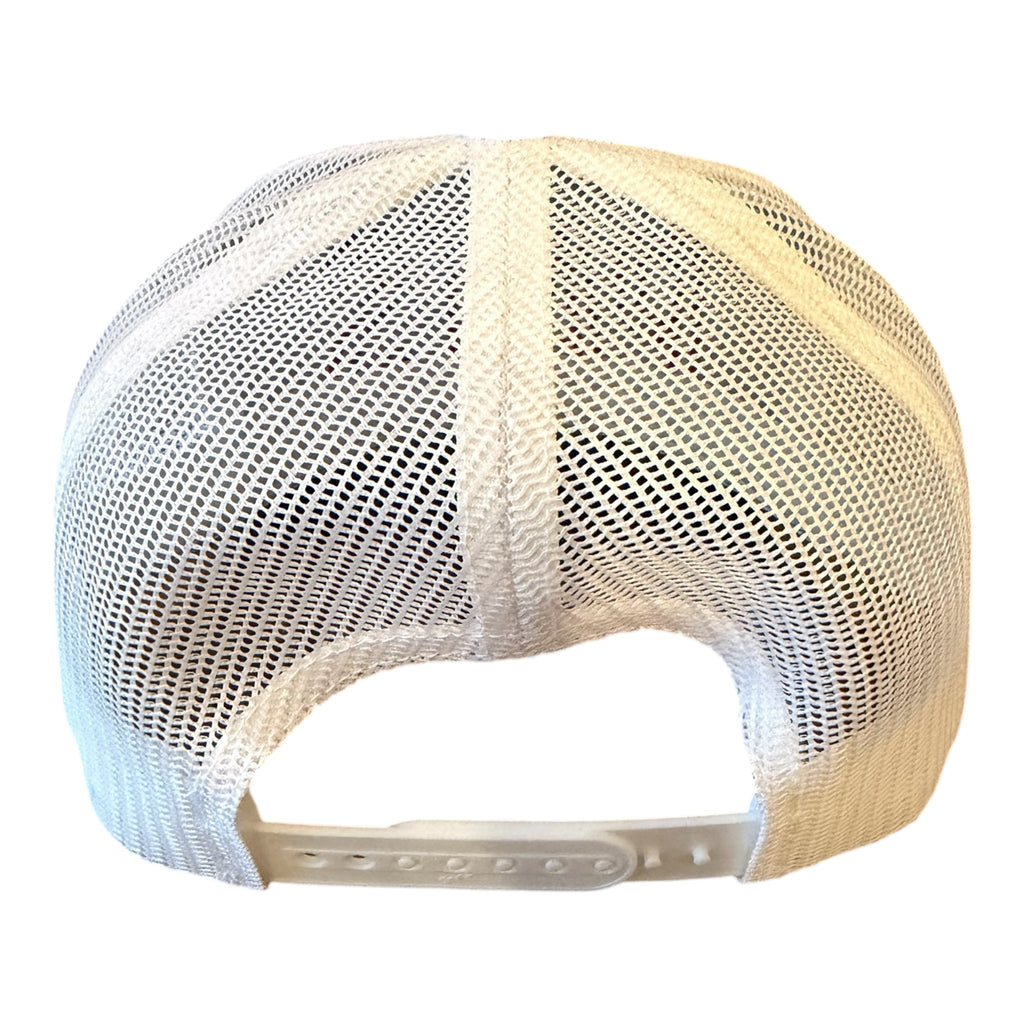 NEW ENGLAND PATS ROYAL BLUE & WHITE MESH TRUCKER CAP