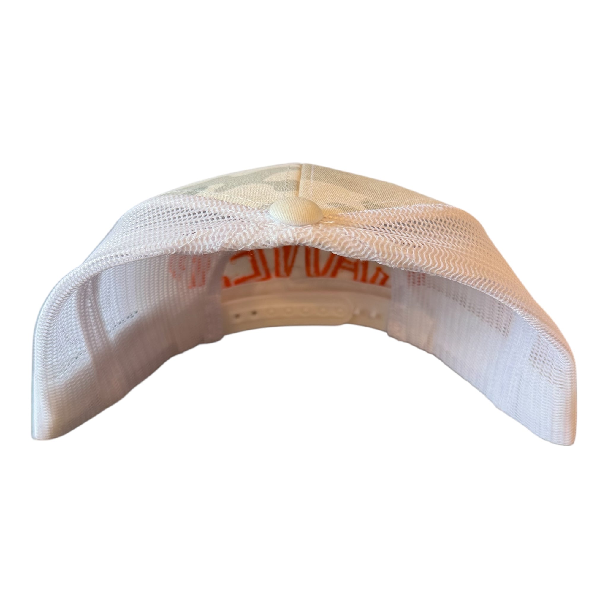 MIAMI "CANES" WHITE MESH TRUCKER CAP