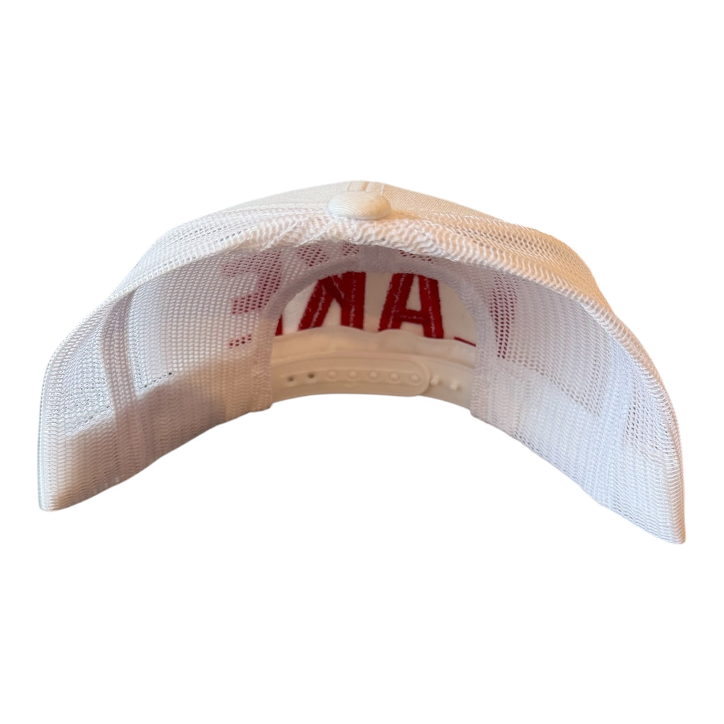 SILVER LAKE REGIONAL HIGH SCHOOL "LAKE" WHITE MESH TRUCKER CAP
